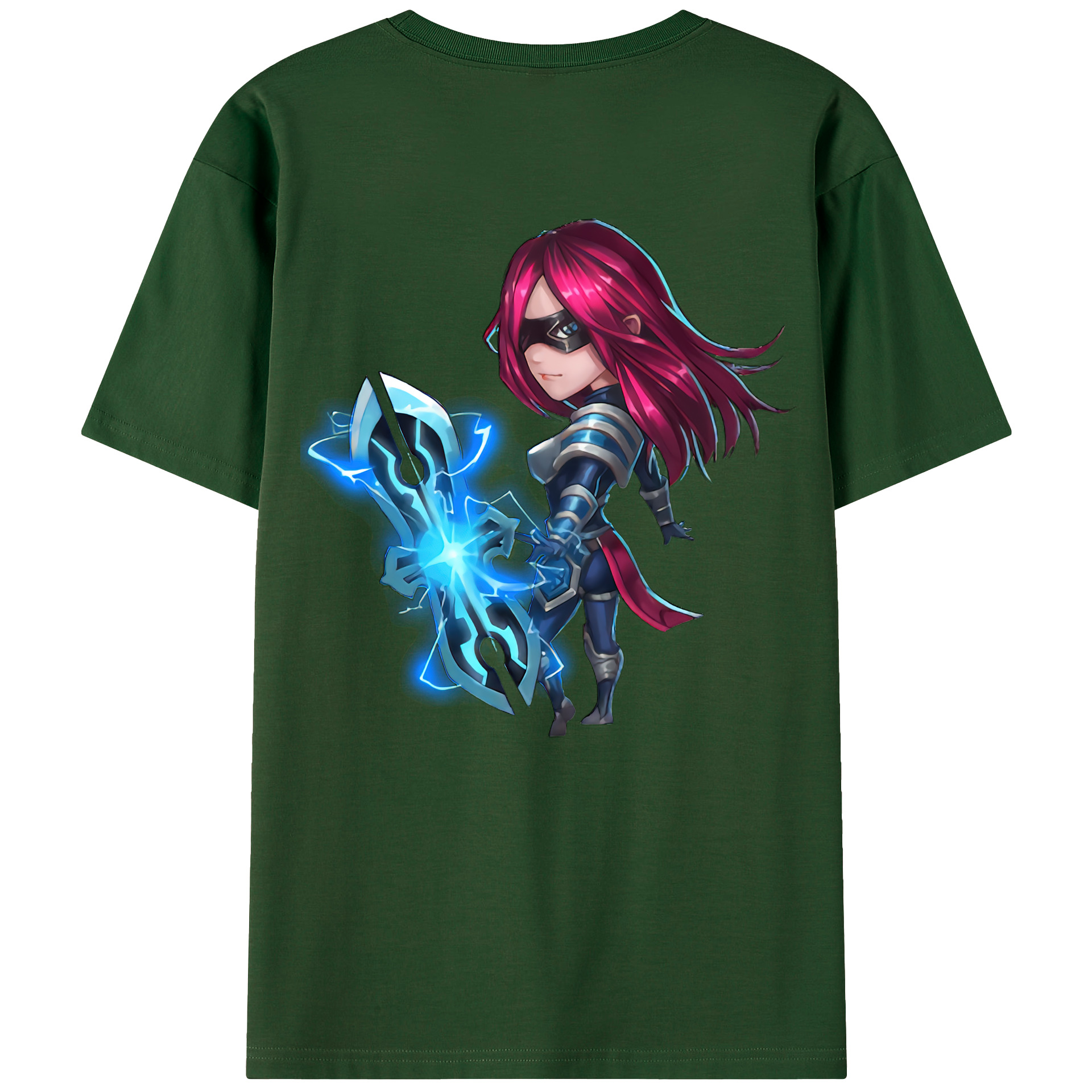 リーグ・オブ・レジェンド League of Legends LOL 綿100％半袖Tシャツ（背面プリント）